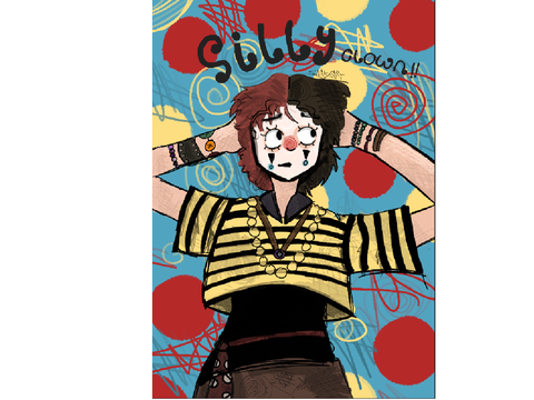 Silly clown! 