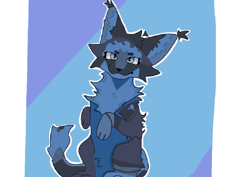 Finished art trade with @aureolinnight 
