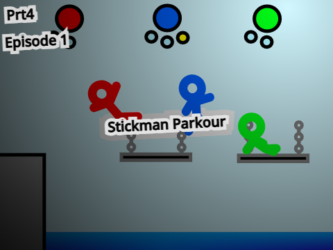 Stickman Parkour Prt4 (Green / Land of Lakes)