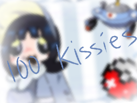 100 Kisses. Pokemon