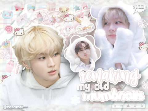♡ remaking my old thumbnails ❕ ⊹
