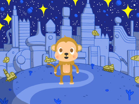 Help monkey see the world!