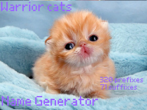 Warrior Cats Name Generator!