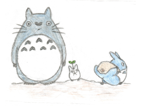 Totoro sketches