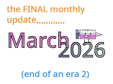 march forward to the final update!!!!!!!!!!!!