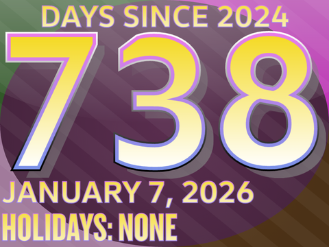 Days Since 2024: Day 738