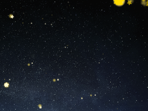 Glowing stars