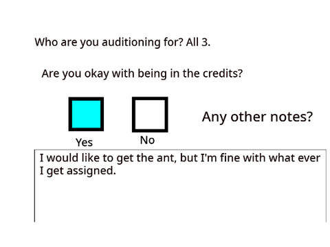Puddle Audition