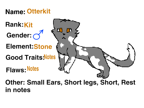 EarthClan Cat Bio - Otterkit