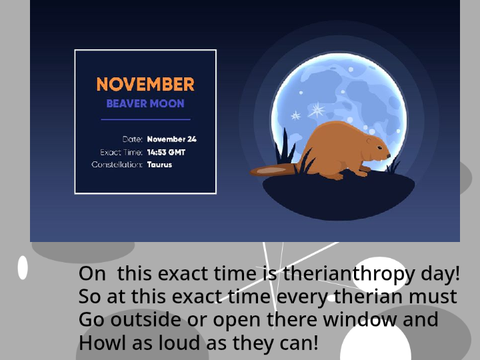 Get ready for therianthropy day!