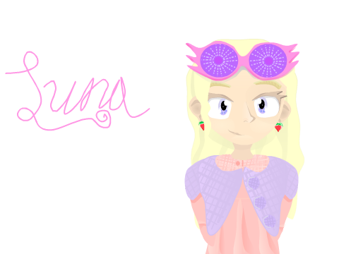 Luna Lovegood Speed Art