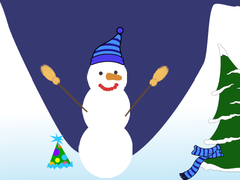 Funny Snowman