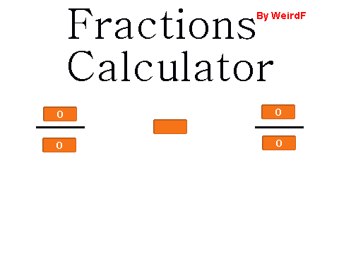 Fractions Calculator