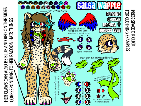 salsawaffle reference sheet 