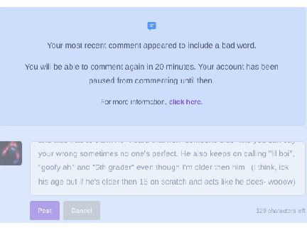 bro I got muted for 20 MINUTES FOR SAYING "AH"