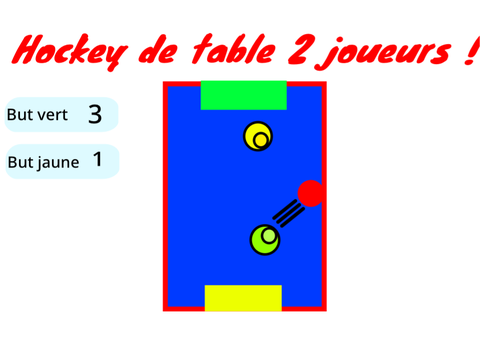 Hockey de table 2 joueurs