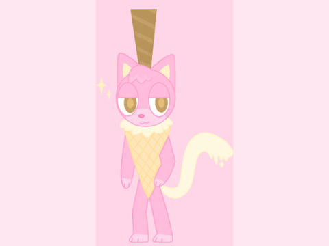 Free ice cream cat adopt