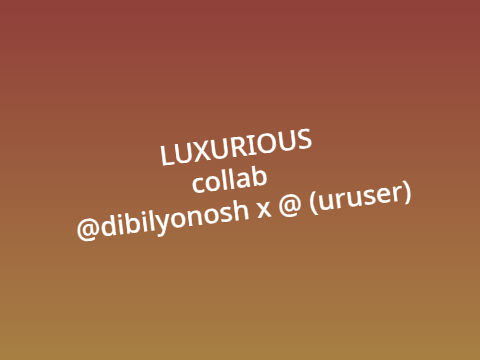 LUXURIOUS //// Fake Collab w @Dibilyonosh /// spam flag remix remix