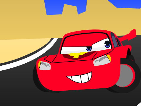 lightning mcqueen art