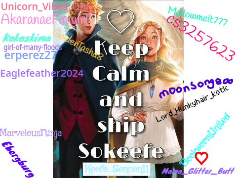 Remix and sign if you ship Sokeefe!!! ♥️ remix remix