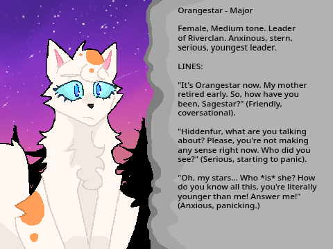 HFGS auditions for orangestar amberstar and midnight