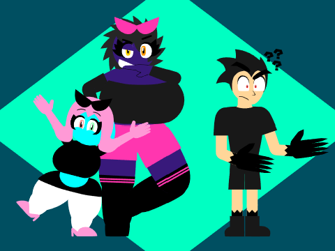 2 wisps and a man