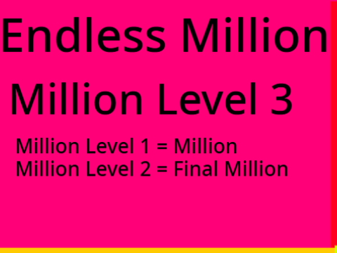 Millions (Part 3, Last Part) introducing million levels