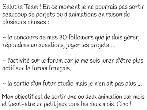Du travail ...