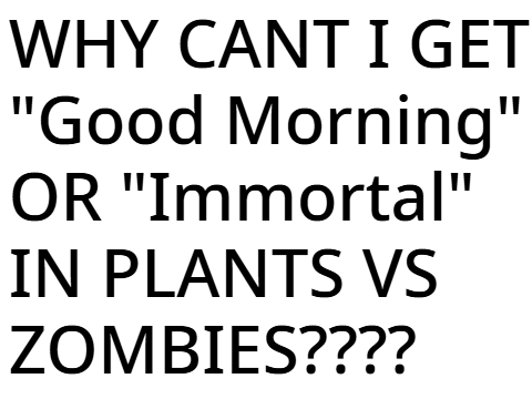 is my pvz bugged