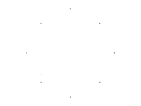 fractals with random dot stamping