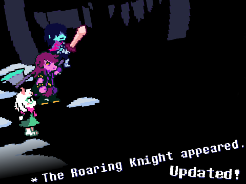 [Deltarune] The Roaring Knight Fight but the fun gang has schizophrenia