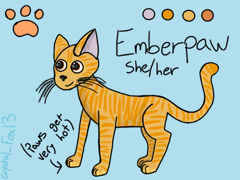 Meet Emberpaw from WishClan!