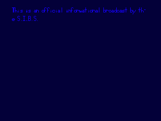 S.I.B.S. Broadcast: Class