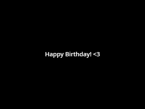 Happy Birthday, Convection! <3