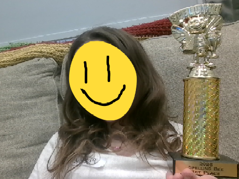 I JUST WON THE SPELLING BEE .....again