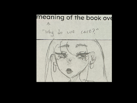 here’s some doodles i made in school this month :)