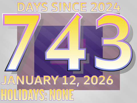 Days Since 2024: Day 743