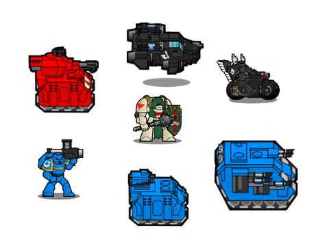 New Units for Advance Warhammer 40k Duel