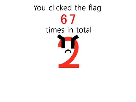 Flag click detector