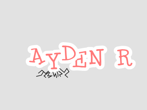 Animated Name (I'M NOT BACK THIS IS FOR SCHOOL)