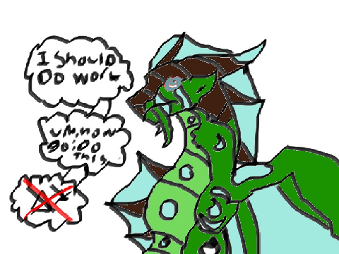 Normalize drawing your oc with your problems