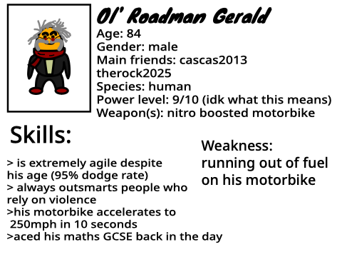 The Scratcher Games character