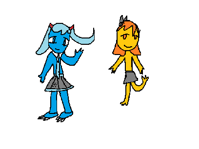 Mikudyo and Adari