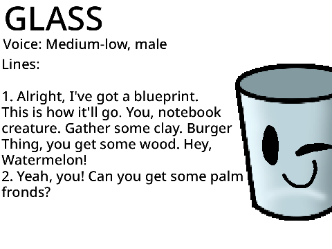 Glass Audition (Not an AI voice, I promise)