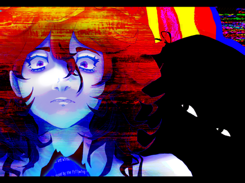 Bluescreen // art [CW unrealistic blood]