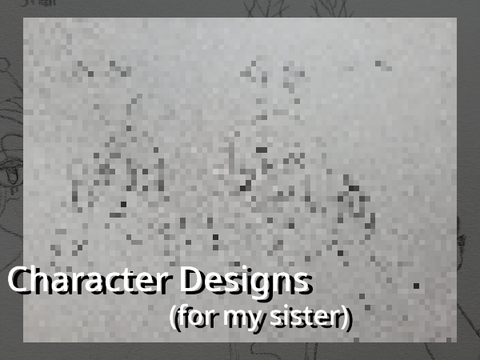 character designs for my sister
