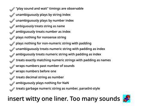 sound casting tests