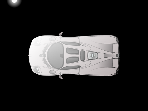 Lighting with 2D Objects Test