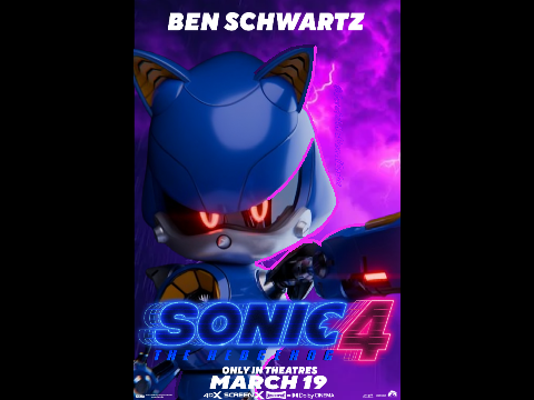 Sonic 4 Metal Sonic Character Poster Concept