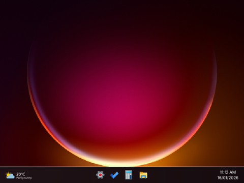 Example Taskbar